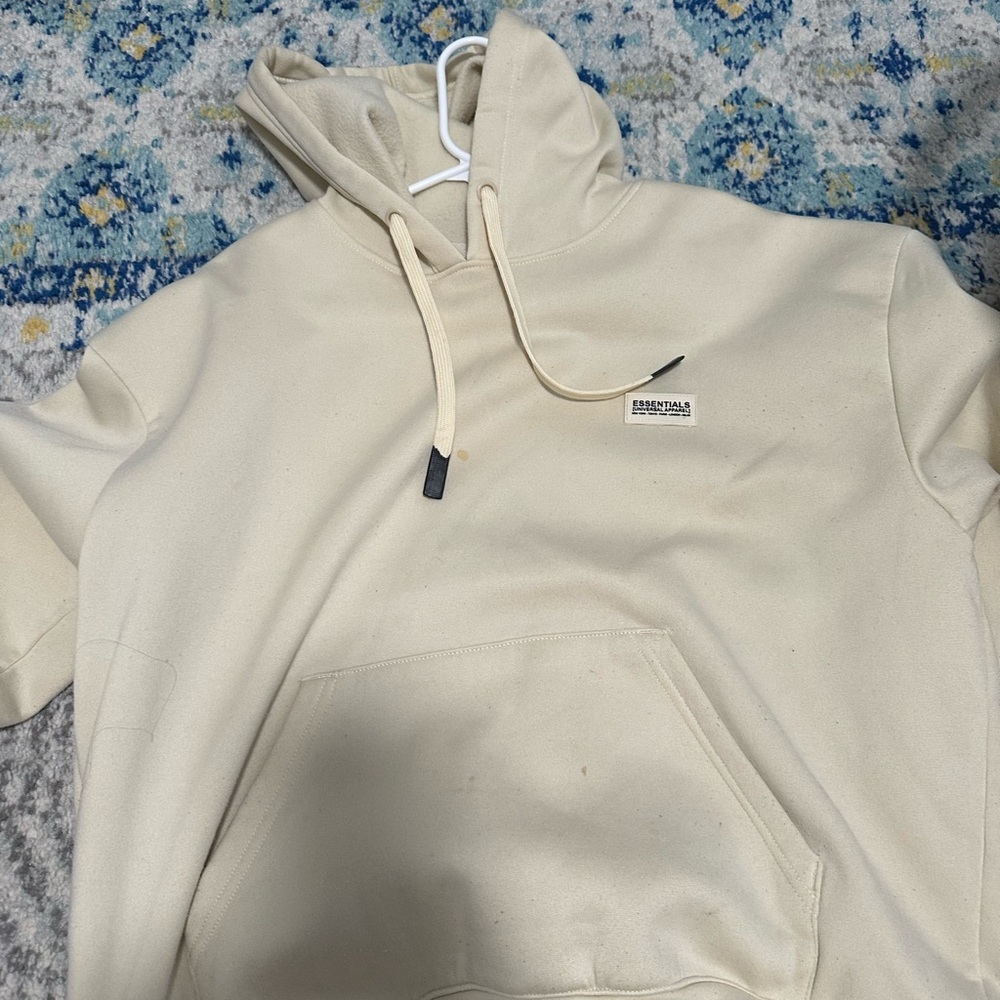 Essentials Cream Hoodie LIMITED